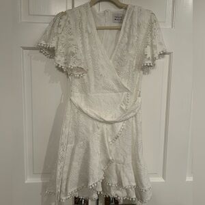 Hello Molly Lace White Dress